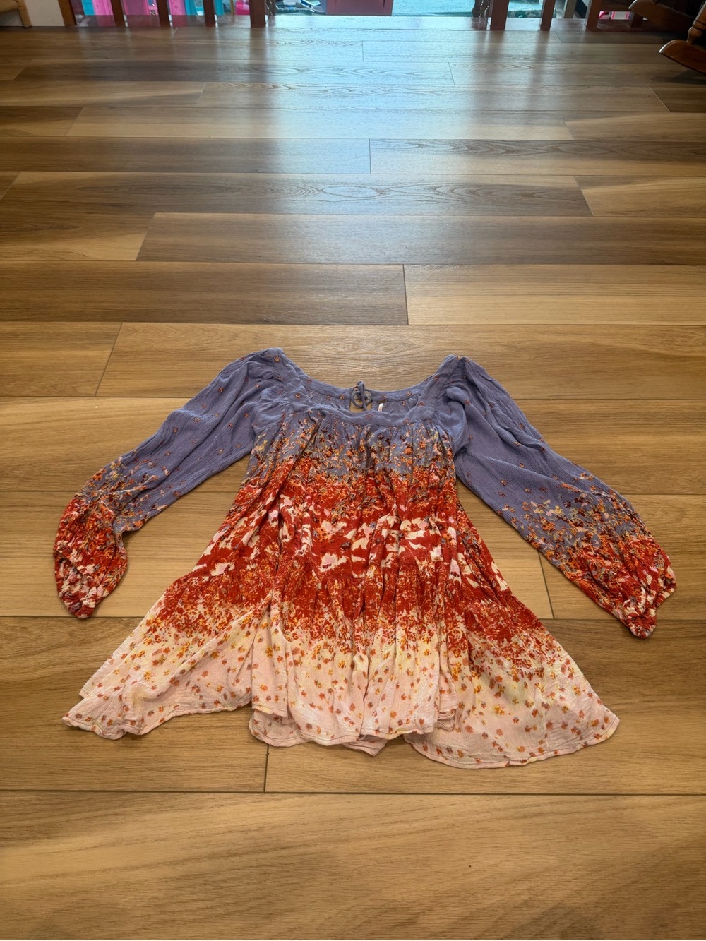 Free People floral mini dress